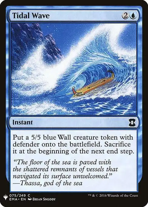 MtG The List Common Tidal Wave EMA-75 [Eternal Masters]