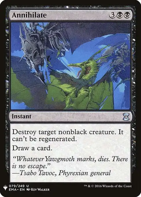 MtG The List Uncommon Annihilate EMA-79 [Eternal Masters]