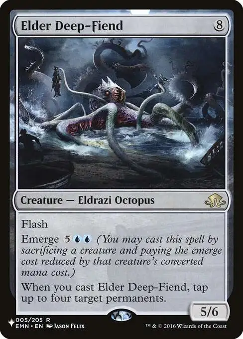 MtG The List Rare Elder Deep-Fiend EMN-5 [Eldritch Moon]