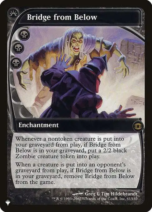 MtG The List Rare Bridge from Below FUT-81 [Future Sight]