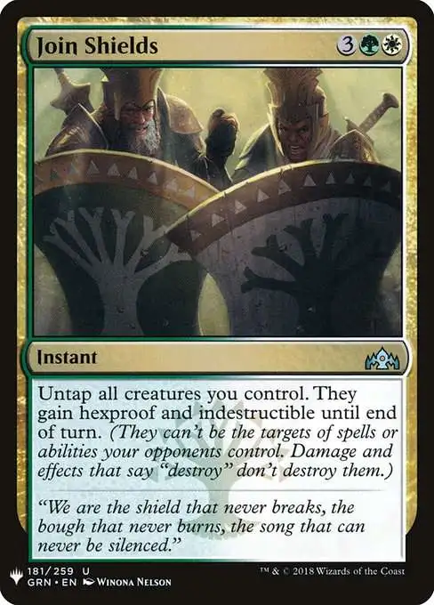 MtG The List Uncommon Join Shields GRN-181 [Guilds of Ravnica]