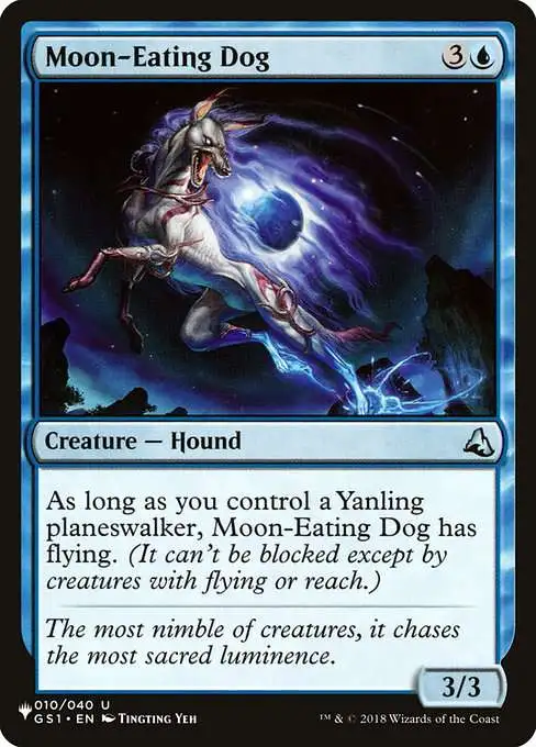 MtG The List Uncommon Moon-Eating Dog GS1-10 [Global Series Jiang Yanggu & Mu Yanling]