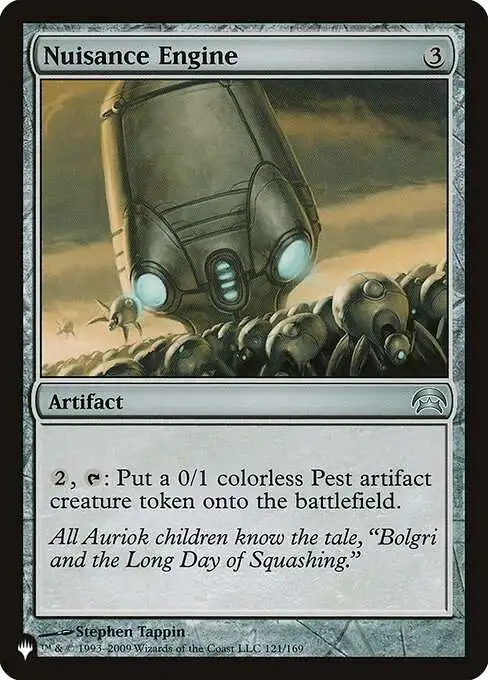 Magic The Gathering The List Single Card Uncommon Nuisance Engine HOP-121  Planechase - ToyWiz