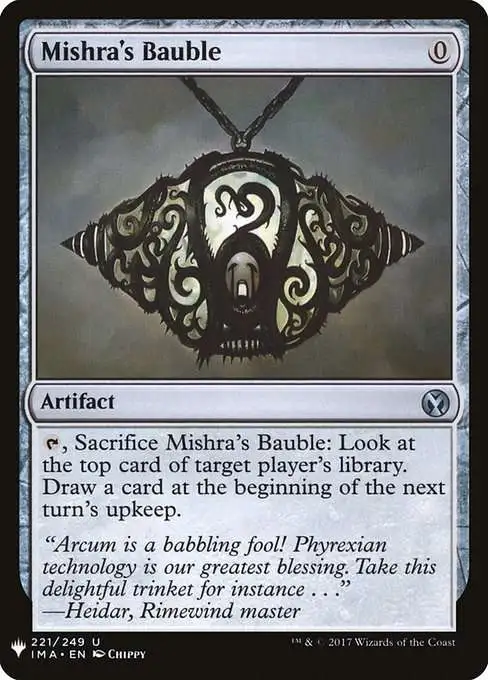 Magic The Gathering The List Single Card Uncommon Mishras Bauble IMA-221 Iconic Masters - ToyWiz Magic The Gathering The List Single Card Uncommon Mishras Bauble IMA-221 Iconic Masters - ToyWiz