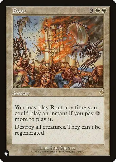 MtG The List Rare Rout INV-34 [Invasion]