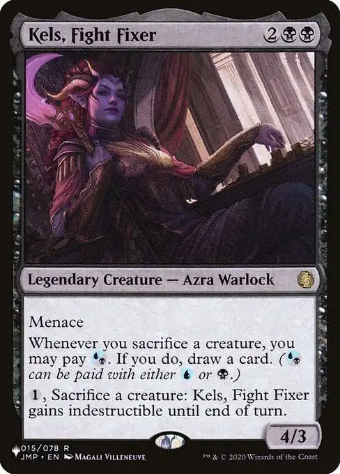 Magic The Gathering The List Single Card Rare Kels, Fight Fixer JMP-15  Jumpstart - ToyWiz