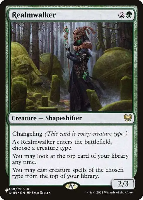 Magic The Gathering The List Single Card Rare Realmwalker KHM-188 Kaldheim - ToyWiz Magic The Gathering The List Single Card Rare Realmwalker KHM-188 Kaldheim - ToyWiz