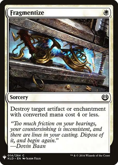MtG The List Common Fragmentize KLD-14 [Kaladesh]