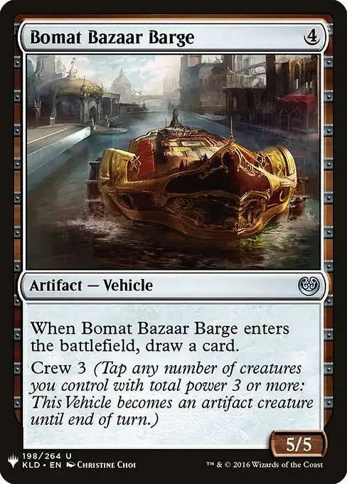 Magic The Gathering The List Single Card Uncommon Bomat Bazaar Barge KLD-198 Kaladesh - ToyWiz Magic The Gathering The List Single Card Uncommon Bomat Bazaar Barge KLD-198 Kaladesh - ToyWiz