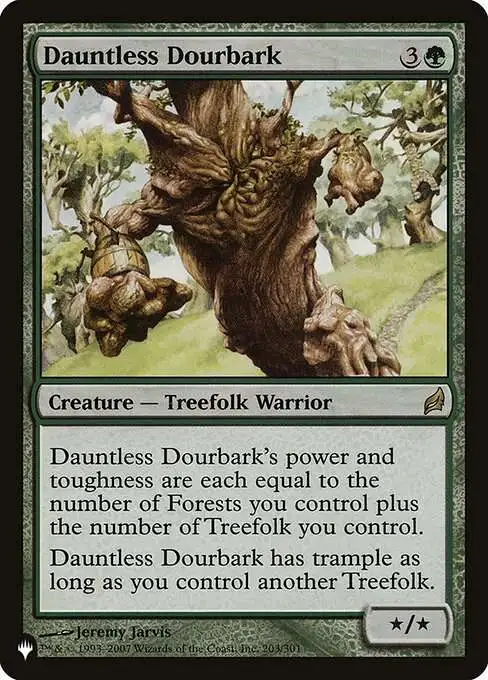 MtG The List Rare Dauntless Dourbark LRW-203 [Lorwyn]