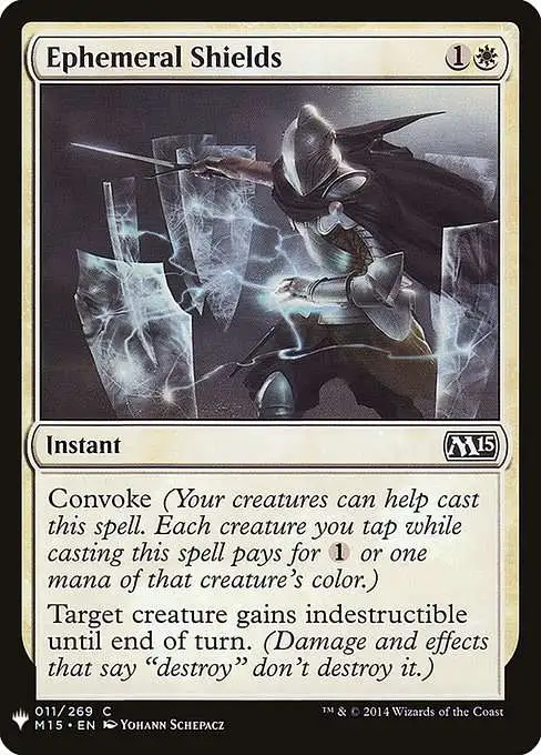 MtG The List Common Ephemeral Shields M15-11 [Magic 2015]