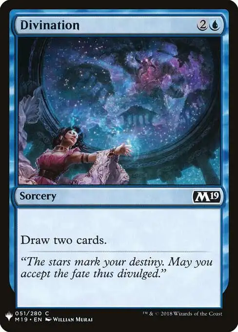 MtG The List Common Divination M19-51 [Core Set 2019]