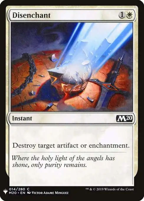 MtG The List Common Disenchant M20-14 [Core Set 2020]