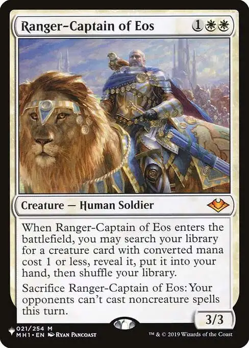 MtG The List Mythic Rare Ranger-Captain of Eos MH1-21 [Modern Horizons]