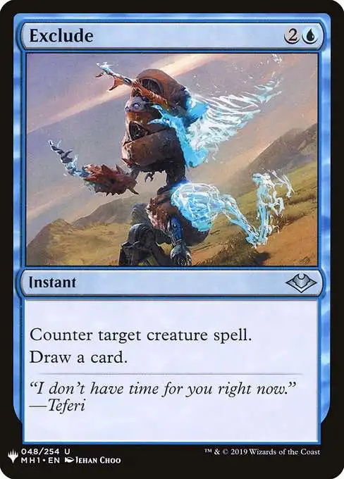Magic The Gathering The List Single Card Uncommon Exclude MH1-48 Modern Horizons - ToyWiz Magic The Gathering The List Single Card Uncommon Exclude MH1-48 Modern Horizons - ToyWiz