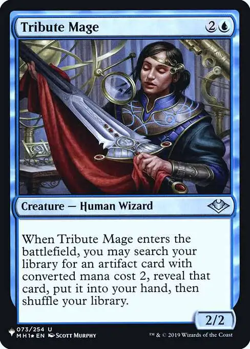 MtG The List Uncommon Tribute Mage MH1-73 [Modern Horizons]