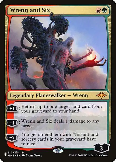 MtG The List Mythic Rare Wrenn and Six MH1-217 [Modern Horizons]