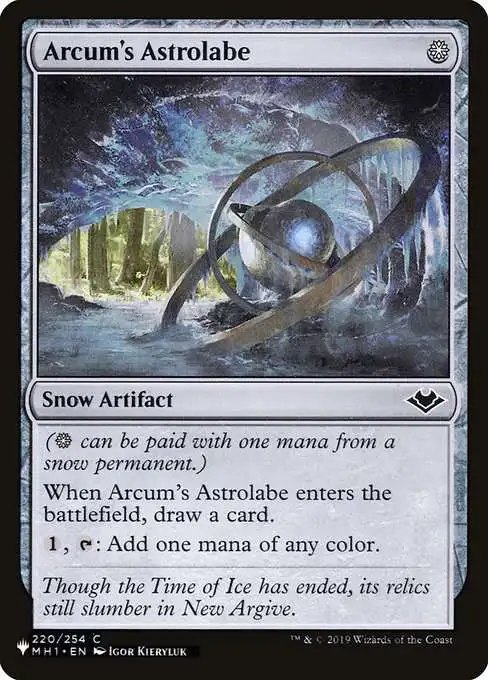 mtg modern horizons 1 card list Magic The Gathering The Single Common Arcums Astrolabe MH1-220 All cards will be carefully packed for safe transit. Modern Horizons 2 - Constructed