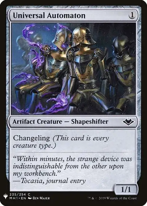 Magic The Gathering The List Single Card Common Universal Automaton MH1-235 Modern Horizons - ToyWiz Magic The Gathering The List Single Card Common Universal Automaton MH1-235 Modern Horizons - ToyWiz