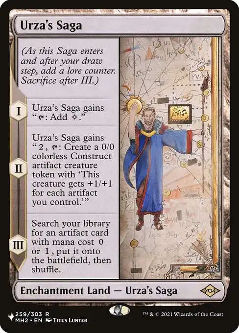MtG The List Rare Urza's Saga MH2-259 [Modern Horizons 2]