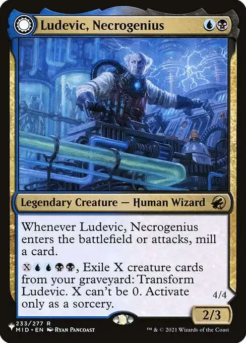 Magic The Gathering The List Single Card Rare Ludevic, Necrogenius Olag, Ludevics Hubris MID-233 Innistrad Midnight Hunt - ToyWiz Magic The Gathering The List Single Card Rare Ludevic, Necrogenius Olag, Ludevics Hubris MID-233 Innistrad Midnight Hunt - ToyWiz