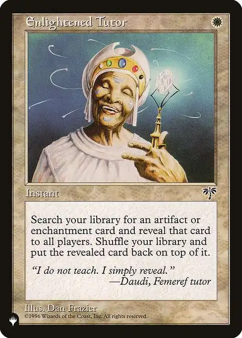 Magic The Gathering The List Single Card Uncommon Enlightened