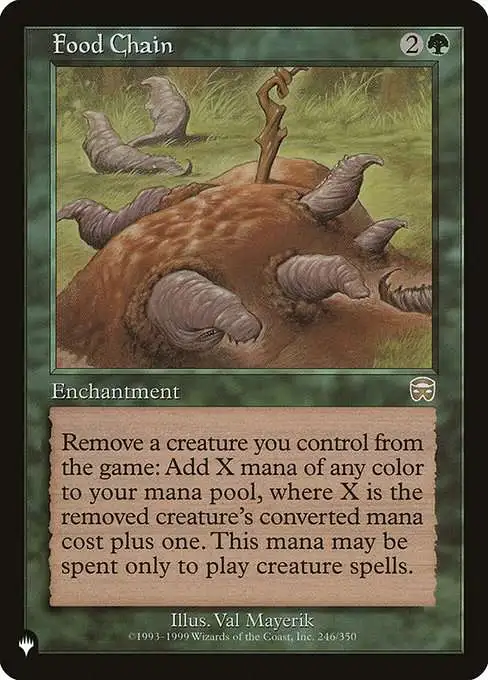 MTG 食物連鎖/Food Chain MMQ レア 旧枠 Foil