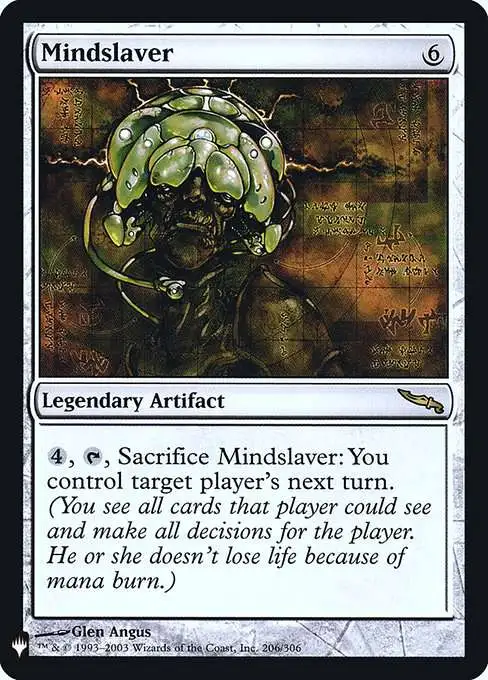 MtG The List Rare Mindslaver MRD-206 [Mirrodin]