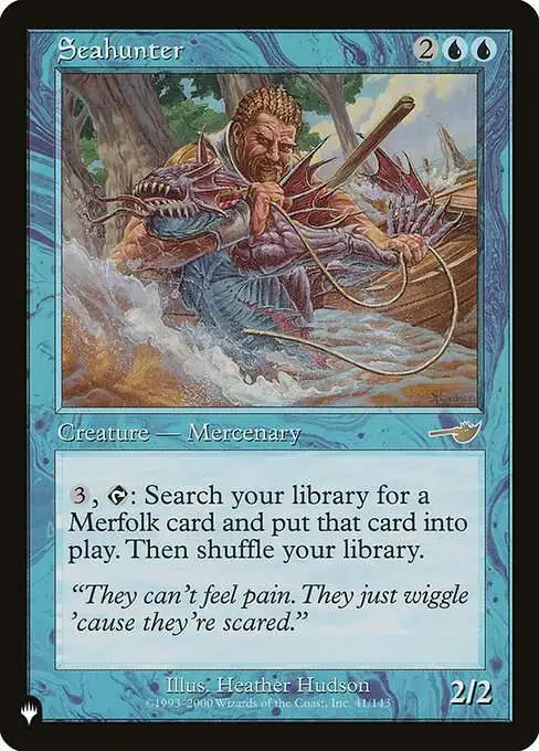 MtG The List Rare Seahunter NEM-41 [Nemesis]