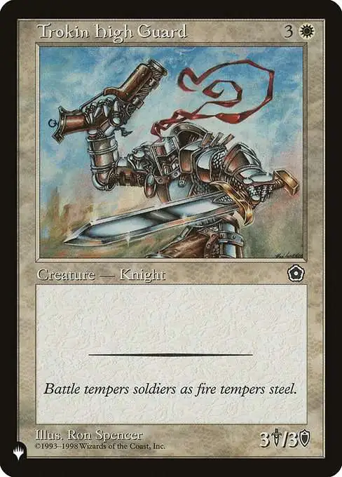 MtG The List Common Trokin High Guard P02-26 [Portal Second Age]