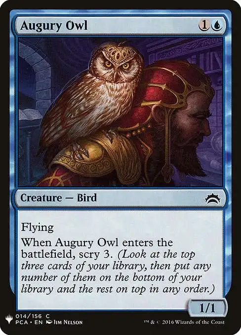 MtG The List Common Augury Owl PCA-14 [Planechase Anthology]