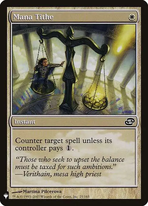 MtG The List Common Mana Tithe PLC-25 [Planar Chaos]