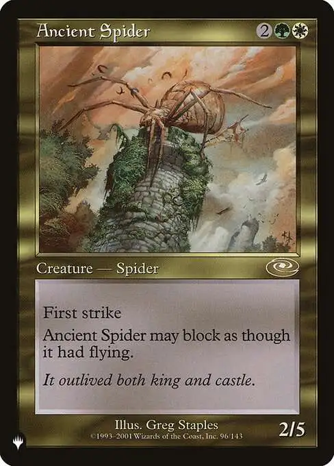 MtG The List Rare Ancient Spider PLS-96 [Planeshift]