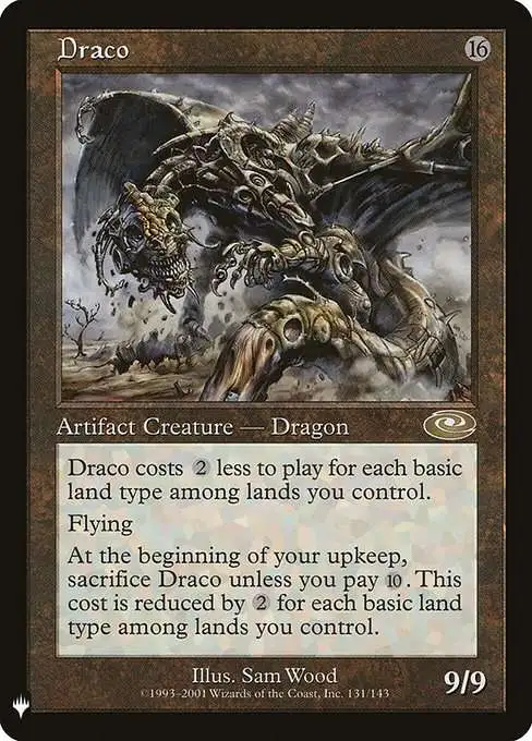 Magic The Gathering The List Single Card Rare Draco PLS-131 Planeshift -  ToyWiz