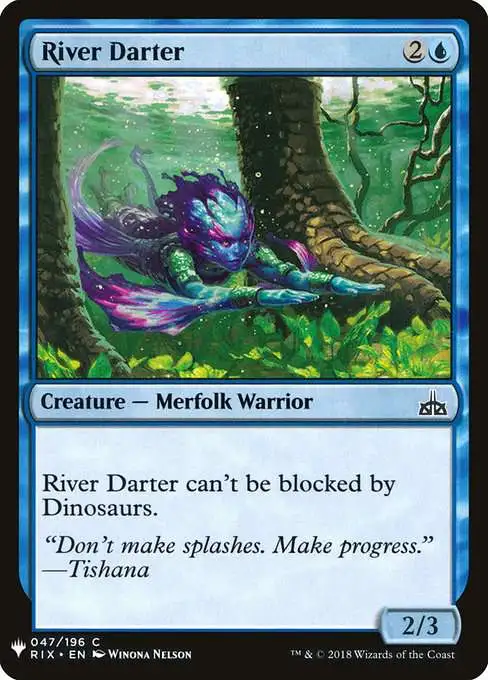 MtG The List Common River Darter RIX-47 [Rivals of Ixalan]