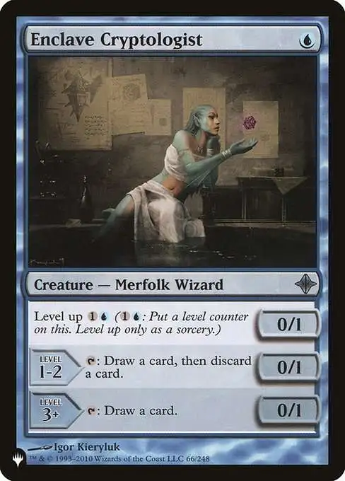 MtG The List Uncommon Enclave Cryptologist ROE-66 [Rise of the Eldrazi]