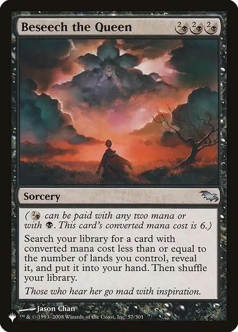 MtG The List Uncommon Beseech the Queen SHM-57 [Shadowmoor]