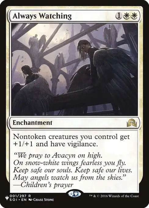 MtG The List Rare Always Watching SOI-1 [Shadows over Innistrad]