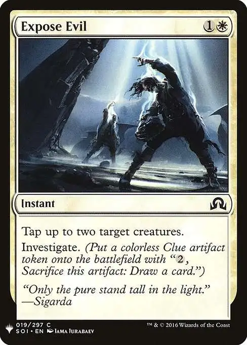 MtG The List Common Expose Evil SOI-19 [Shadows over Innistrad]