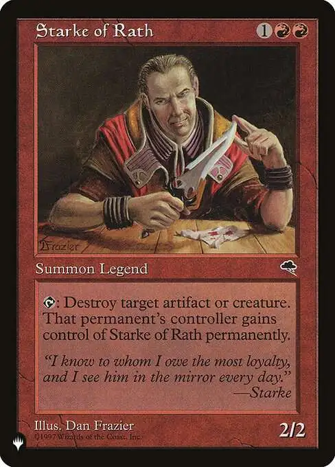 Magic The Gathering The List Single Card Rare Starke of Rath TMP-205 Tempest - ToyWiz Magic The Gathering The List Single Card Rare Starke of Rath TMP-205 Tempest - ToyWiz