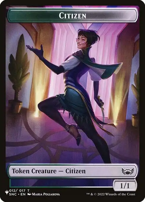 Magic The Gathering The List Single Card Common Citizen TSNC-12 Streets of New  Capenna Tokens - ToyWiz