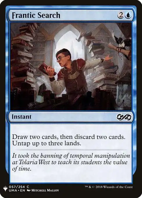 Magic The Gathering The List Single Card Common Frantic Search UMA-57 Ultimate Masters - ToyWiz Magic The Gathering The List Single Card Common Frantic Search UMA-57 Ultimate Masters - ToyWiz
