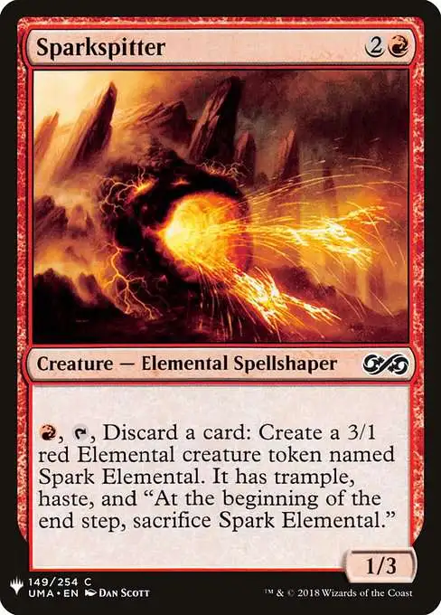 Magic The Gathering The List Single Card Common Sparkspitter UMA-149 Ultimate  Masters - ToyWiz