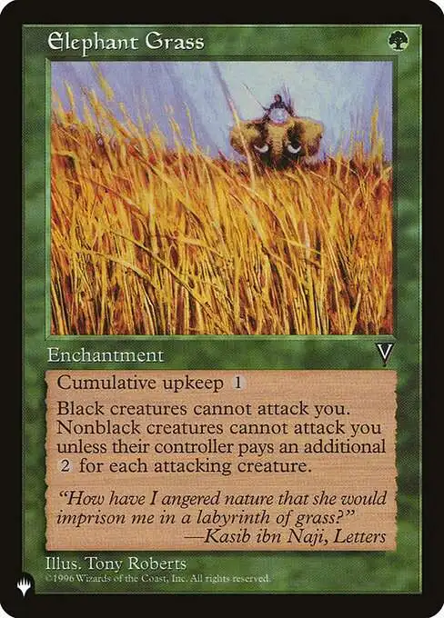 MtG The List Uncommon Elephant Grass VIS-104 [Visions]