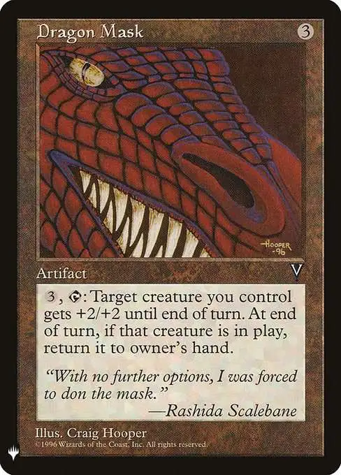 MtG The List Uncommon Dragon Mask VIS-144 [Visions]