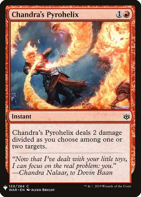 Magic The Gathering The List Single Card Common Chandras Pyrohelix WAR-120  War of the Spark - ToyWiz