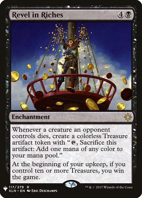 MtG The List Rare Revel in Riches XLN-117 [Ixalan]