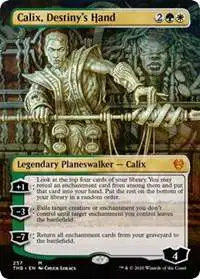 MtG Trading Card Game Theros Beyond Death Mythic Rare Calix, Destiny's Hand #257 [Borderless]