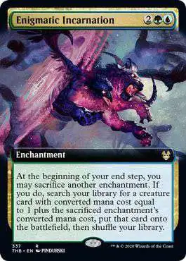 MtG Trading Card Game Theros Beyond Death Rare Enigmatic Incarnation #337 [Extended Art]