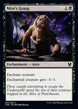 MtG Trading Card Game Theros Beyond Death Common Mire's Grasp #106